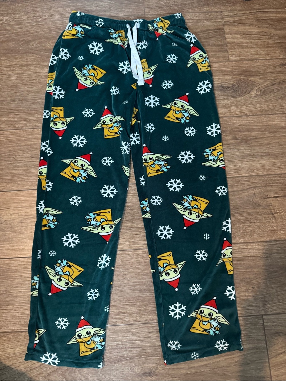 Star Wars Green Baby Yoda Holiday Pajama Pants